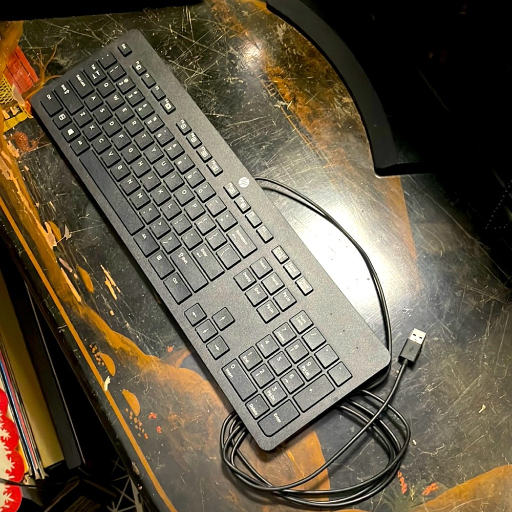 HP Hewlett Packard USB Business Slim KeyBoard